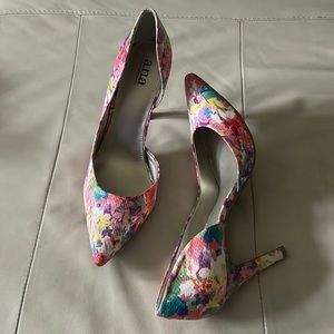 Beautiful colorful brand new shoe